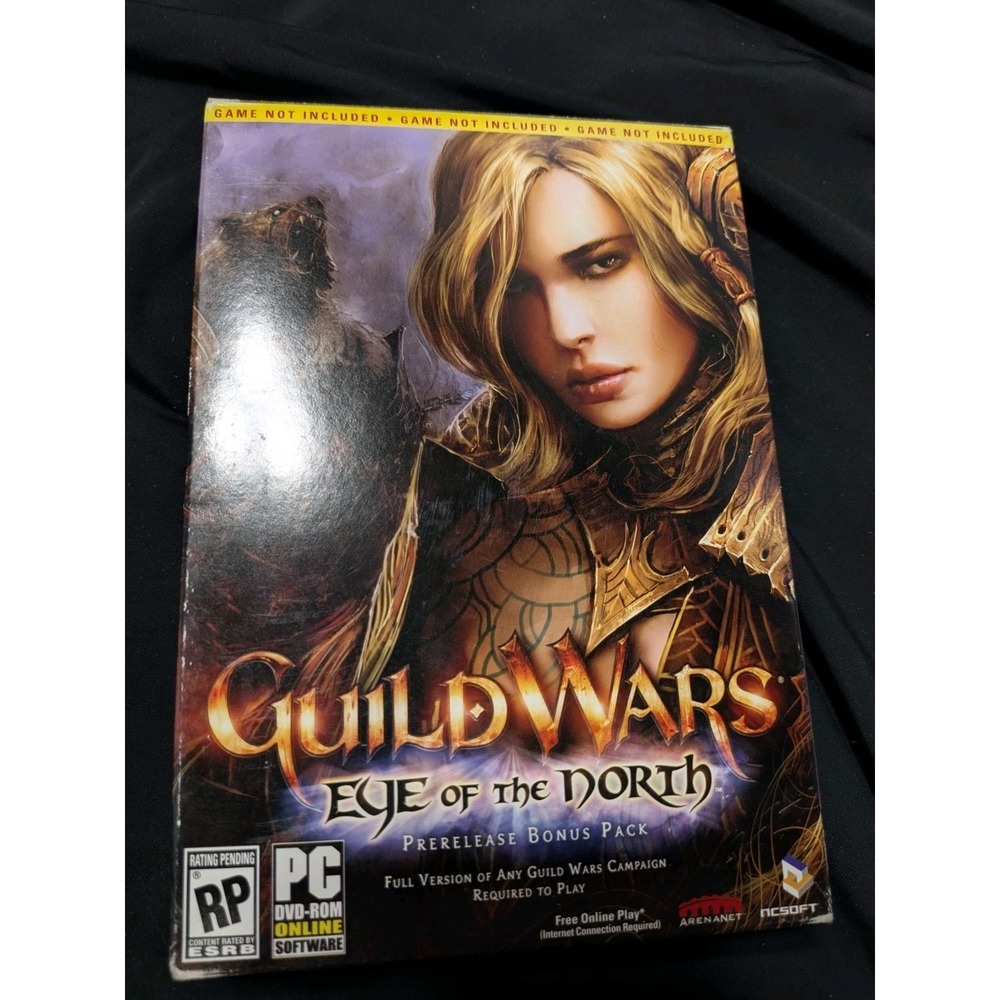 Guild Wars Eye of the North Prerelease Bonus Pack PC 2007 Big Box & Inserts